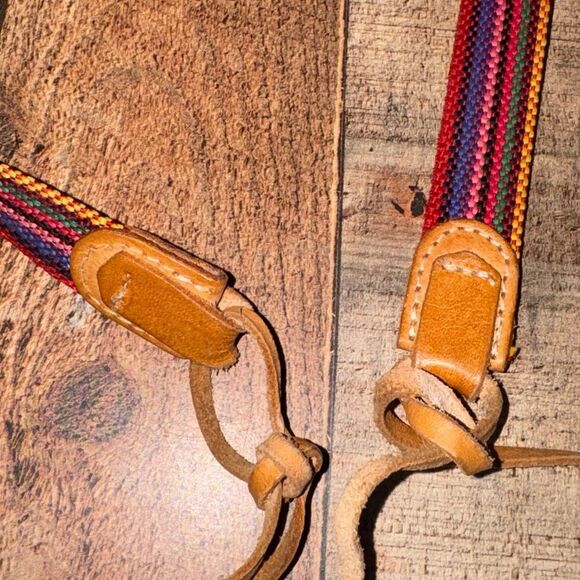 Consuela PINK SLIM WEBBING CROSSBODY STRAP & Bag Leather Accent Replacement - Picture 6 of 11